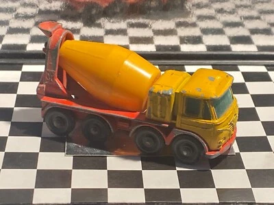 1/64 LESNEY #21 FODEN CEMENT MIXER TRUCK YELLOW AND RED M11 - Image 1 of 4