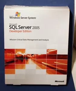 Microsoft Windows SQL Server 2005 Developer Edition - Picture 1 of 2
