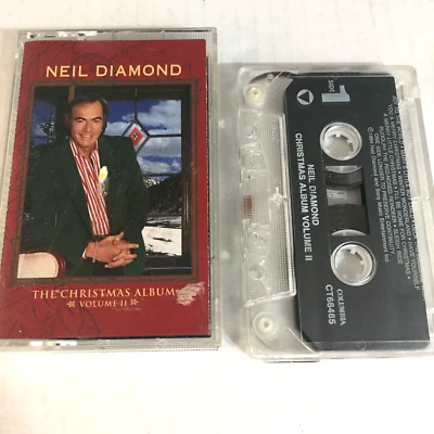 Neil Diamond Christmas Album Vol II Cassette tape Ships Same Day With Tracking Foto 1 de 3