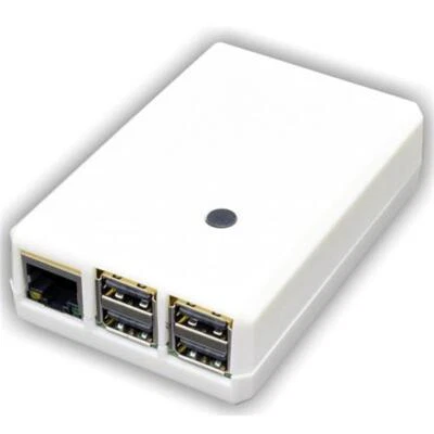 PiStart: Protective Closed Case for Raspberry Pi 3 with Reset Switch - White - Image 1 of 4