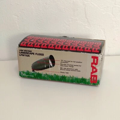 RAB Lighting LFM16A Low Voltage Floodlight, Bronze - Image 1 of 4