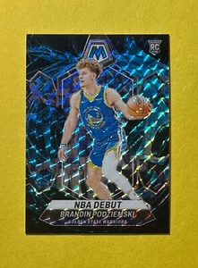 2023-24 PANINI PRIZM BRANDIN PODZIEMSKI NBA DEBUT GENESIS SP #266 WARRIORS - Imagen 1 de 2