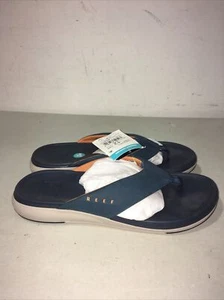 Reef Cushion Norte Blue Men Flip Flop Size 12 - Picture 1 of 5