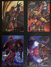 4 Card Lot, 1994 Marvel Universe MAGNETO Power Blast Card #4 of 18