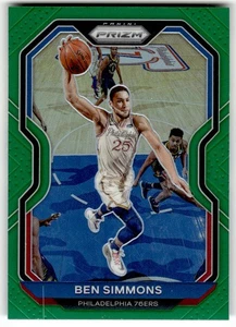 2020-21 Panini Prizm Green Prizms Ben Simmons #125 Philadelphia 76ers - Bild 1 von 2