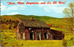 Postkarte Drei weitere Zahlungen und es ist alles unser Chrom unbespielt - Bild 1 von 3