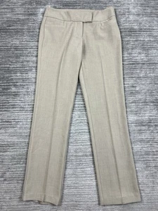 XOXO Dress Pants Womens 7/8 Beige Straight Leg Polyester Blend Casual - Picture 1 of 12