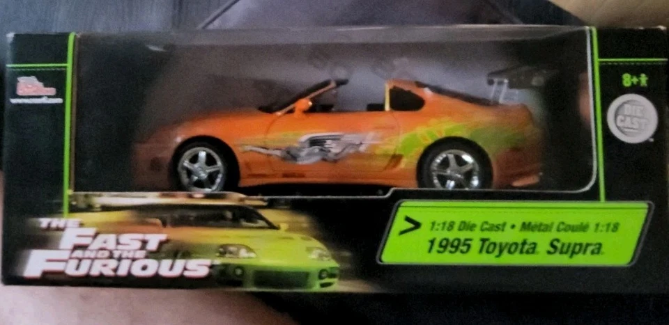 1995 TOYOTA SUPRA THE FAST AND THE FURIOUS 1:18 by RACING CHAMPIONS ERTL #36973 - Image 1 of 1