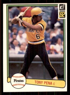 1982 年 Donruss #124 托尼·佩纳匹兹堡海盗 — 第 1/2 张图片