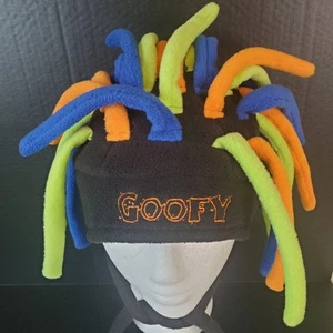 Disneyland Resort Goofy Noodle Hair Dreadlocks Fleece Costume Hat - Adult OSFM  - Picture 1 of 6