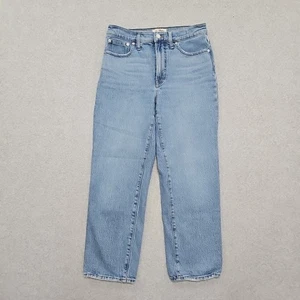 Madewell Jeans The Perfect Vintage Straight Size 28P Blue Rinse Denim Relax... - Picture 1 of 11