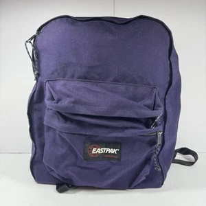 Vintage Eastpak 1990's Made In USA Purple Backpack - Picture 1 of 9