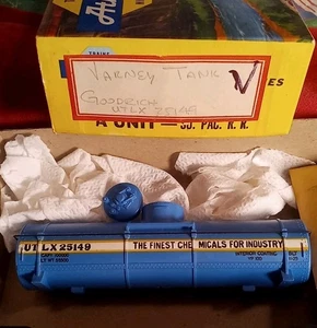 Goodyear Chemicals Finest Tank Car BLUE Varney HO Kit R2B UTLX 25149 Sealed EnvP - Picture 1 of 6