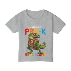Watch Out Pre-K Dinosaur Toddler T-Shirt, Kids Birthday Gift, Funny [...] - Picture 1 of 21