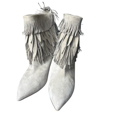 Botín de aguja de gamuza tostada Aquazzura talla 37,5 Foto 1 de 4