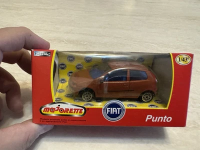 FIAT PUNTO MARRONE MAJORETTE MADE IN FRANCE  1:43 NUOVO IN BOX DA COLLEZIONE - Immagine 1 di 4