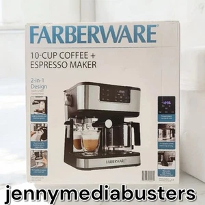 Farberware Dual Brew 10 Cup Coffee + Espresso Maker w/ Touchscreen Brand New - Picture 1 of 6