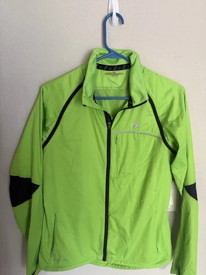 Pearl Izumi  Women's Large  Elite  Convertible Jacket Lime Green reflective - Image 1 of 4