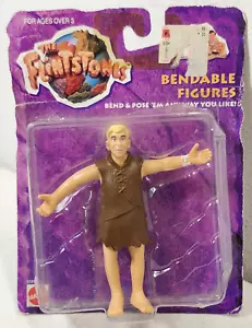Vintage The Flintstones Bendable Action Figure Barney Rubble Kids Toy 1993 NEW - Picture 1 of 11