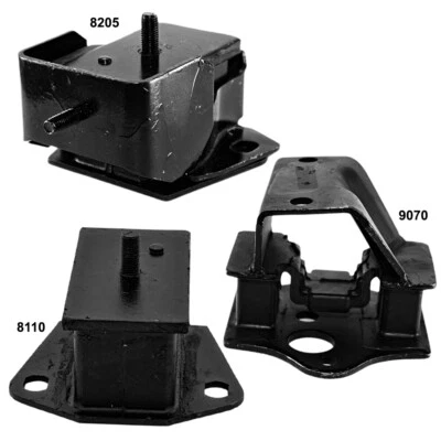 Engine Motor Mounts & Auto Trans Mount 3PCS Set for Dodge Ram 50 1990 V6-3.0L - Image 1 of 4