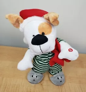 Peluche cane PJ Gemmy Natale danze animate canta Babbo Natale sta arrivando in città - Foto 1 di 11