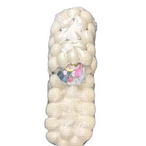 Bubble Slides Slippers Lychee Beige Men/Women Non-Slip with cute pins Size 45/4 - Picture 1 of 4