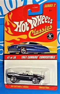 Hot Wheels 2006 Classics Series 2 #7 1967 Camaro Convertible HWC Exclusive Black - Picture 1 of 2