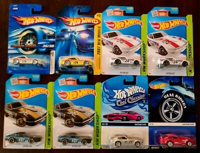 Hot Wheels 2006 Datsun 240z HW 1st Editions Cool Classics Real Riders ERROR (8x) - Image 1 of 2