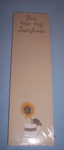 “YOU ARE MY SUNSHINE” Magnetic Note Pad Shopping List Fridge 60 Sheets by Kathy - Picture 1 of 5