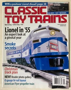 Classic Toy Trains Magazin Januar 2003, 1955 Lionel & Christmas Gleisplan - Bild 1 von 2
