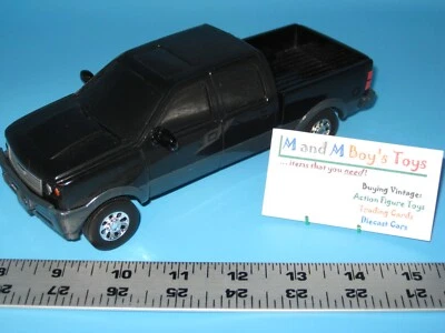 Ertl JOHN DEERE PICKUP TRUCK All Black Chevy Crew Cab 8.5" Pressed Steel/Plastic - Image 1 of 4