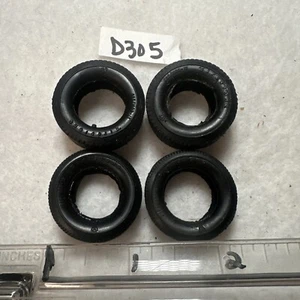 Big And Little 1:25 Firestone 9.25/10.00-15 Tires Model Car Set Of 4 AMT Revell - Picture 1 of 10