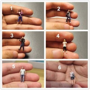 1/64 1/87 1/43 Beauty Girl Man Miniatures Scene Figures Model For Cars Vehicles - Picture 1 of 29