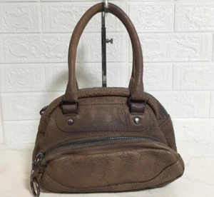 Sissi Rossi Handtasche Beuteltasche Tasche Geldbeutel Leder in braun gebraucht guter Zustand - Bild 1 von 12