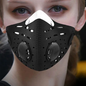 Unisex Outdoor Anti Smoke Air Purifying Face Mask Updated Filter Multi Layer US - Picture 1 of 13