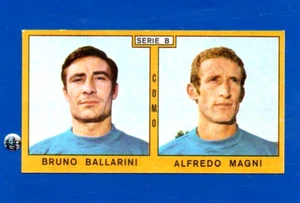 FIGURINA CALCIATORI PANINI 1969/70 BRUNO BALLARINI ALFREDO MAGNI NUOVA NEW - Imagen 1 de 2