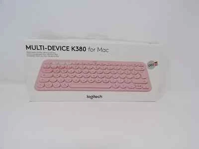 Logitech K380 Multi-Device Bluetooth Tastatur für Mac, QWERTZ-Layout - Rosa, OVP - Bild 1 von 3