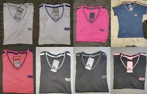 Lonsdale T Shirt Ladies Regular Fit Tee Top V Neck 8 Colours Casual RRP £22.99 - Picture 1 of 1