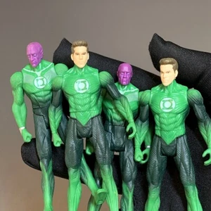 4Pcs Abin Sur Green Lantern Sinestro Sayo 3.75" Action Figure DC Justice League - Picture 1 of 6