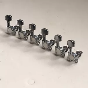6 Accordatori Vintage Stile Schaller Bolt On Chitarra Elettrica Sigillati In Linea 10mm Post - Foto 1 di 14