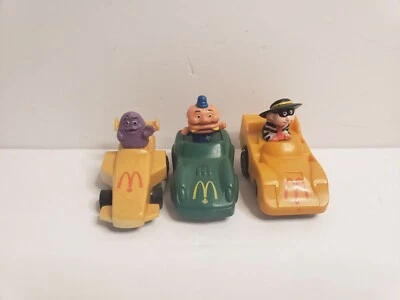 Coches retrocededores McDonalds 1988 vintage Big Mac Hamburgler Grimace Foto 1 de 4