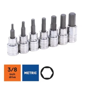 Kobalt 7 Pezzi Set di Avvitatori da 3/8" Set di Prese per Avvitatore a Punta Esagonale - NUOVO - Foto 1 di 4