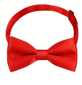 Red Bow Tie New with Tags, Adjustable . High quality. Formal Easter Wedding - Picture 1 of 3