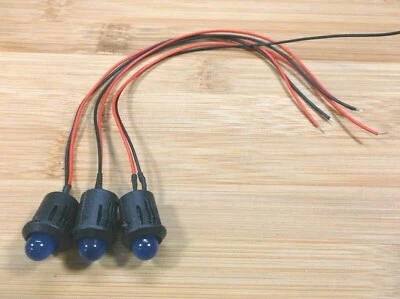 3 BBT Super Bright 12 volt Blue LED Mini Courtesy Lights  - Изображение 1 из 4