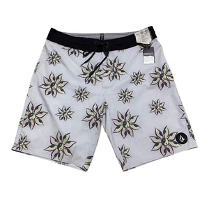 Volcom Mens Size 31 Ryan Burch Stoney 19 Grey Board Shorts Swim Trunks ~ NWT - Picture 1 of 11