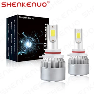 6000K 9012 HIR2 LED Headlight High Low Beam Bulbs Kit for Fiat 500 2012-2019 - Foto 1 di 8