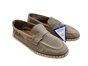 Verbenas of Spain Damen 9,5 Leder Espadrille Wildleder gepolstert Loafer - Bild 1 von 8