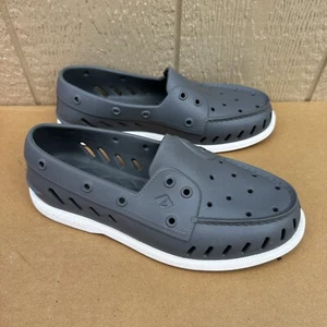 Sperry Top Sider Authentic Original A/O Float Boat Water Shoes Gray Men's Size 8 - Picture 1 of 7