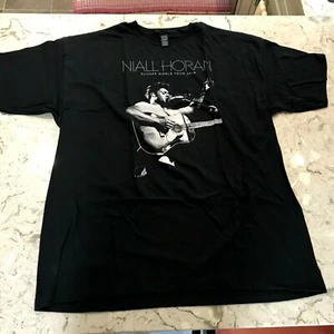 NIALL HORAN -FLICK WORLD TOUR 2018 HERREN T-Shirt schwarz 2XL **NEU**  - Bild 1 von 3