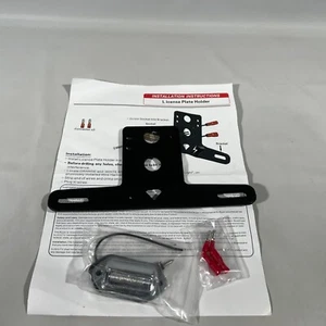UTV Side By Side License Plate Holder with LED Light Street Legal Compatible New - Picture 1 of 7